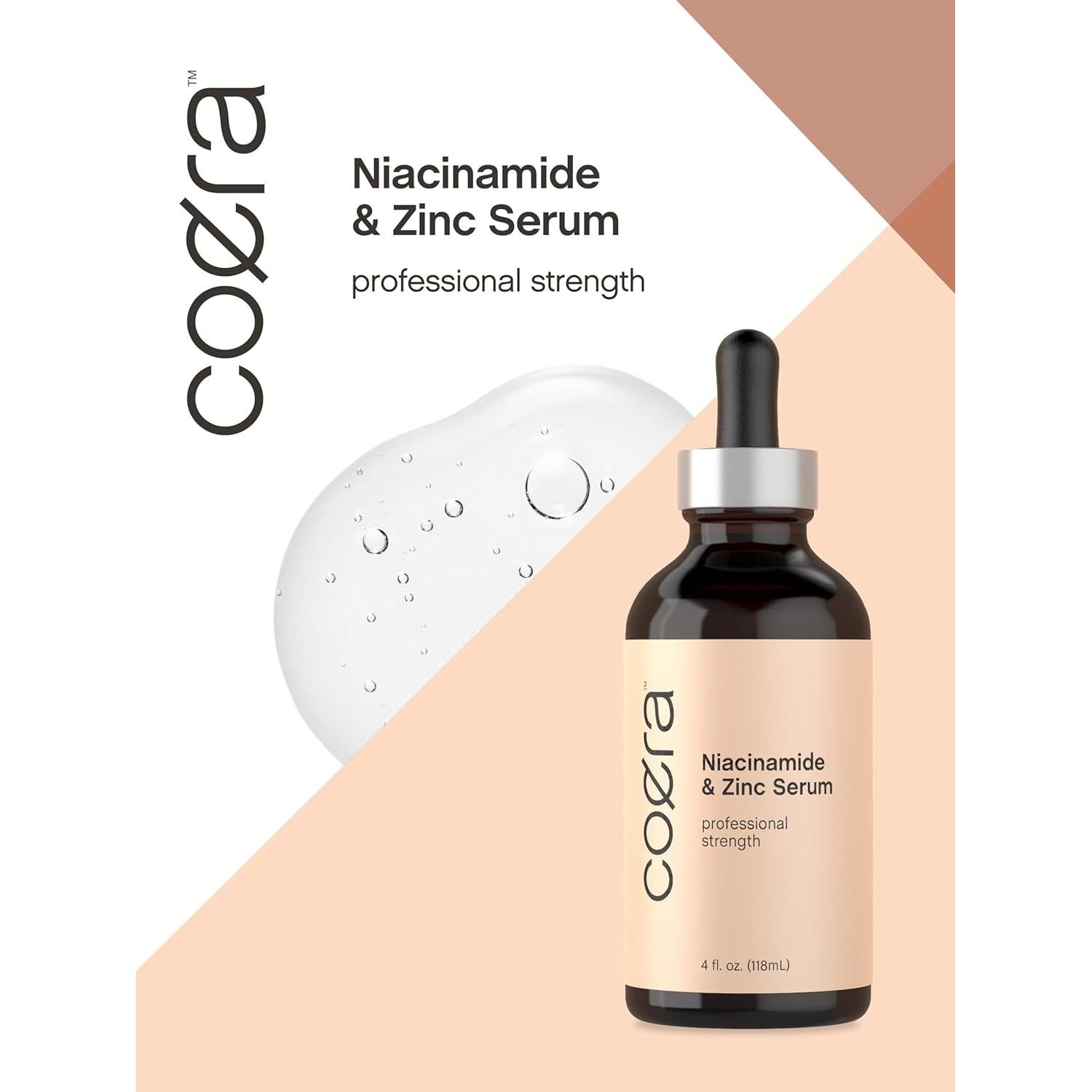 Suero Hidratante Coera Niacinamida y Zinc 118 ml