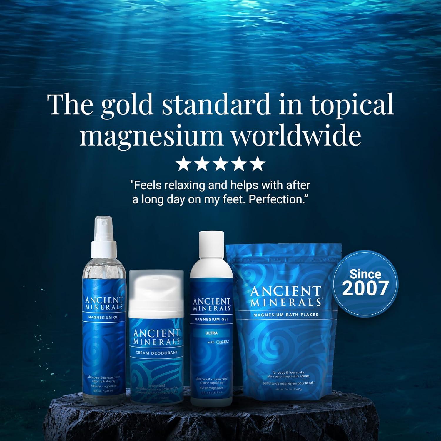 Crema Desodorante Natural Ancient Minerals 56.7g Eucalipto y Menta