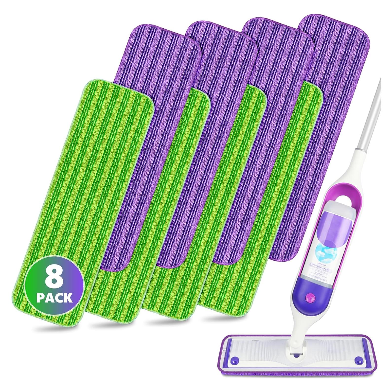 Paños Reutilizables Microfibra SEVENMAX 15" x8 para Swiffer