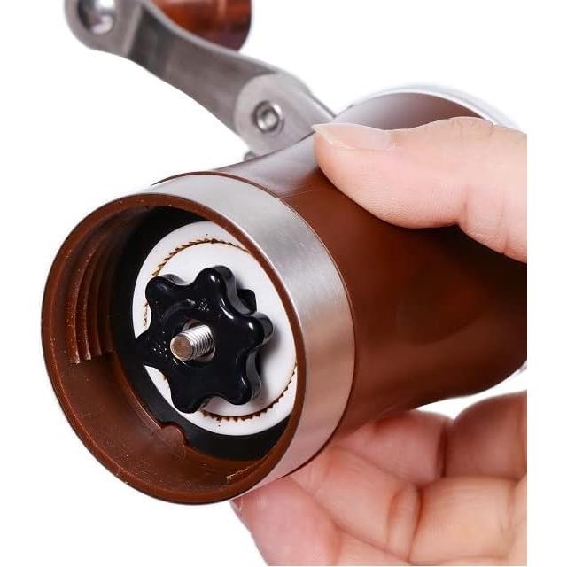 Manual Coffee Grinder Styles Stainless Steel Conical Burr Ceramic Burr Bean Portable Espresso Grinder for Drip Coffee Cold Brew Espresso French Press Turkish Brew Gift Box …