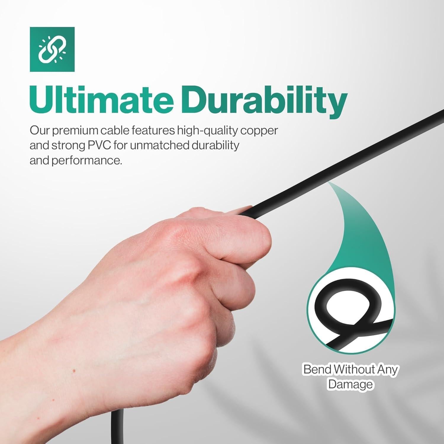 Cable de Alimentación Polarizado 2 Clavijas C7P 0.91m LORDTRONICS