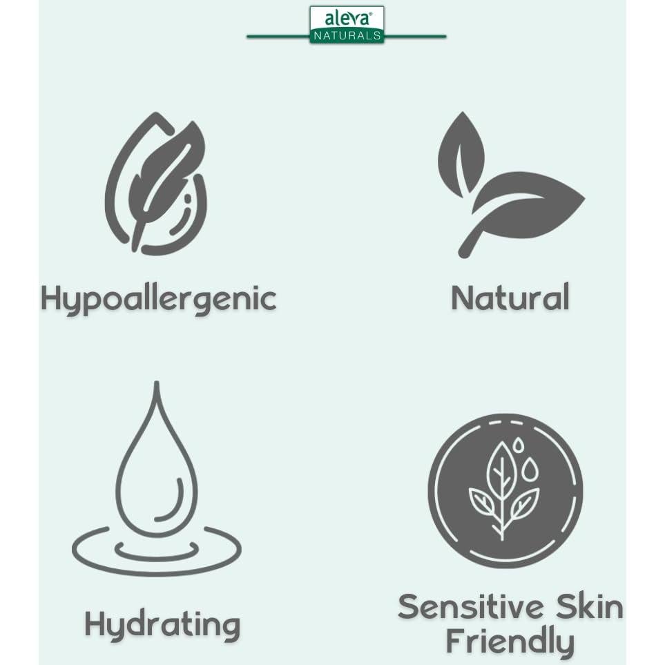 Jabón Hipoalergénico 2 en 1 Aleva Naturals 200ml para Bebés