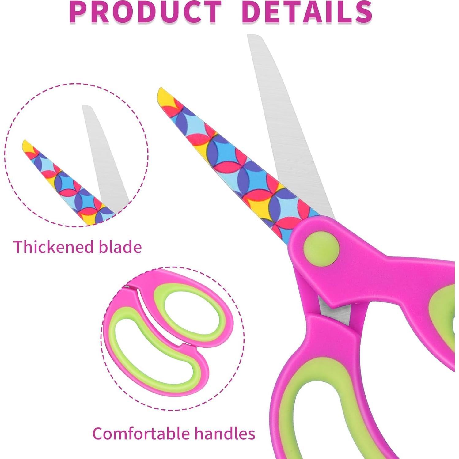 Tijeras de Seguridad para Niños Vutyvve - 6 Pares Colores Brillantes