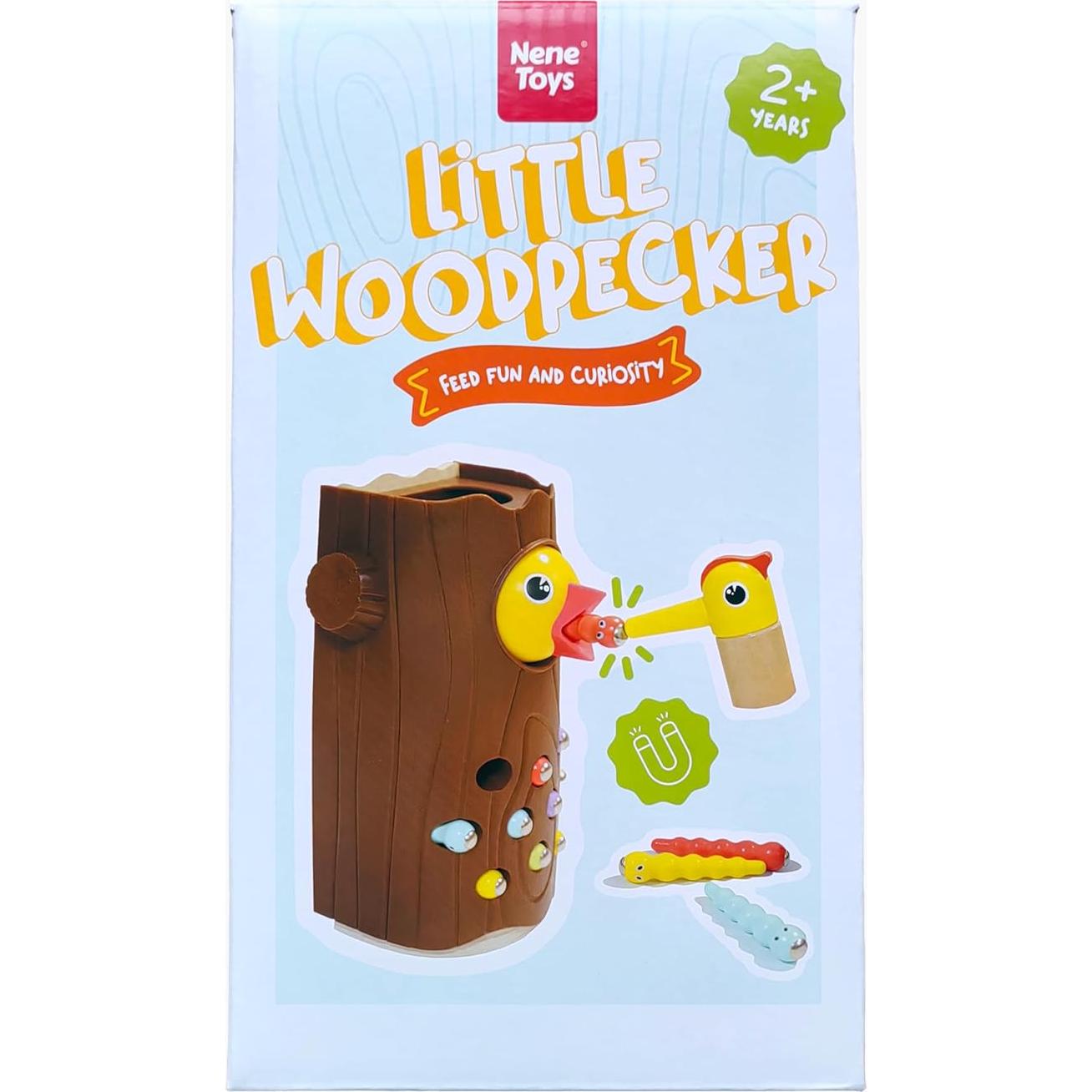 Juguete Magnético Montessori Nene Toys Pájaro Carpintero 420g