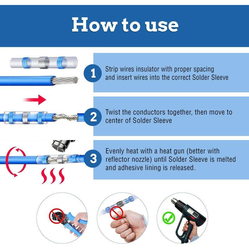 Kit de Conectores de Cable 400pcs Nuevo Age KableSeal AWG 26-10