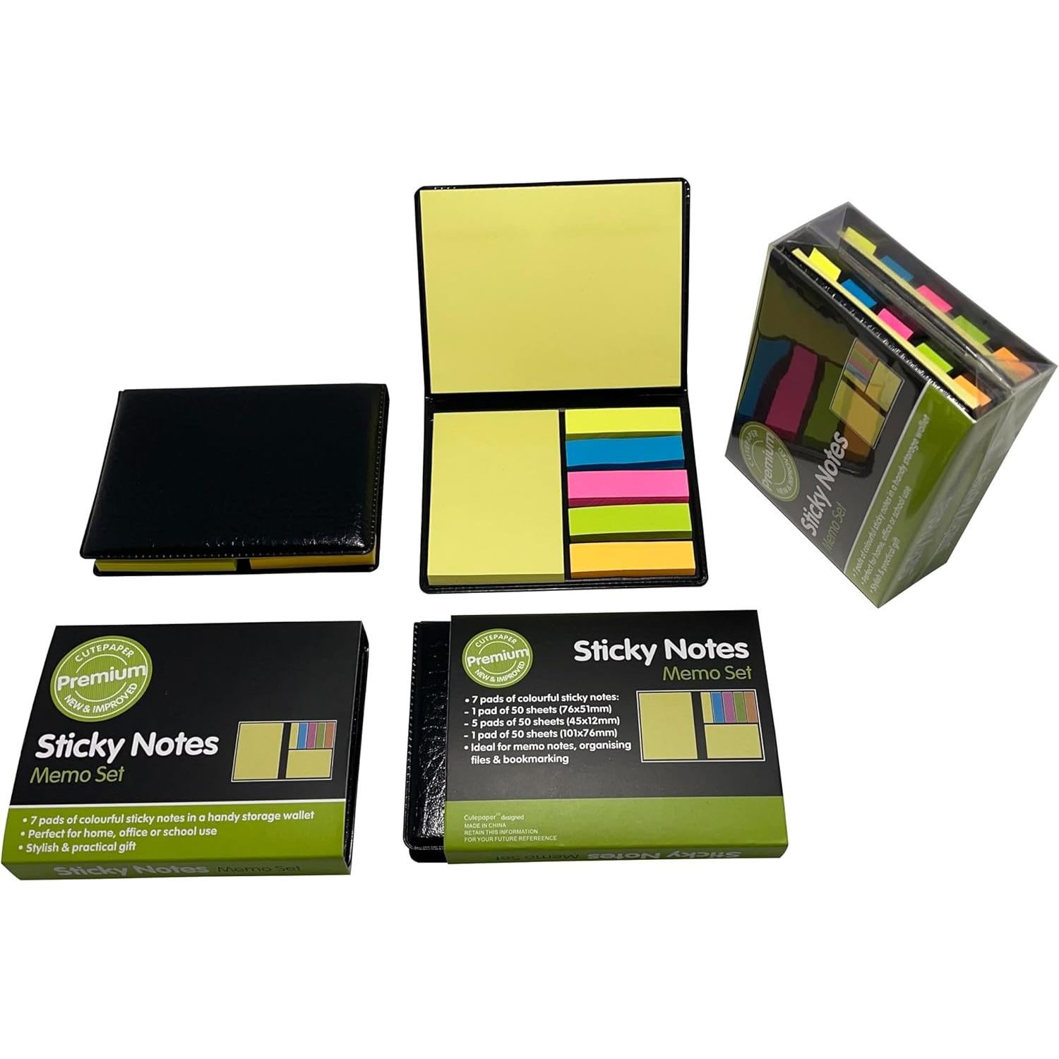 Notas Adhesivas Cutepaper - Set 700 Piezas, 6 Colores