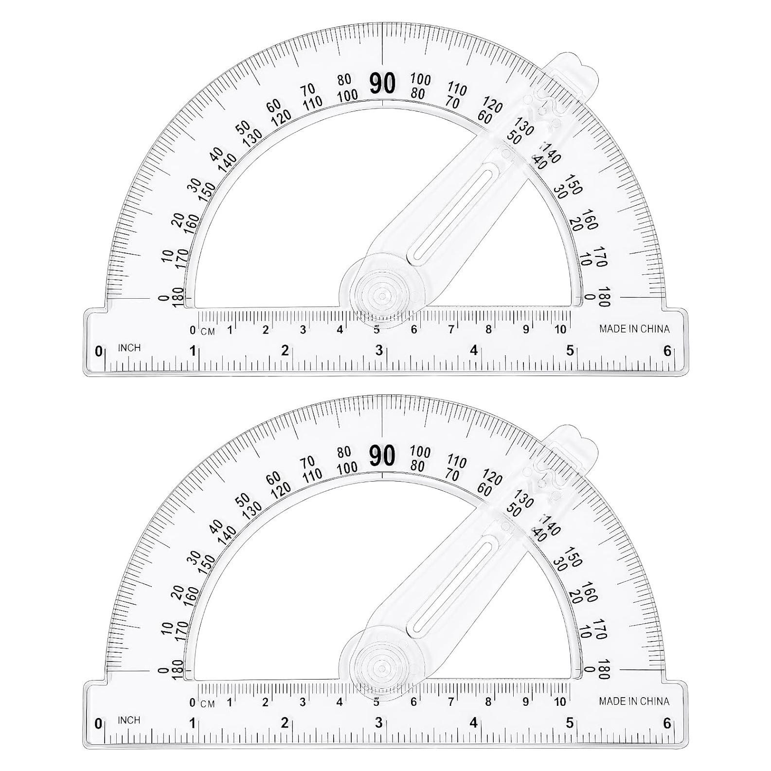 Transportadores de Plástico Zonon 15.5 cm - 2 Piezas