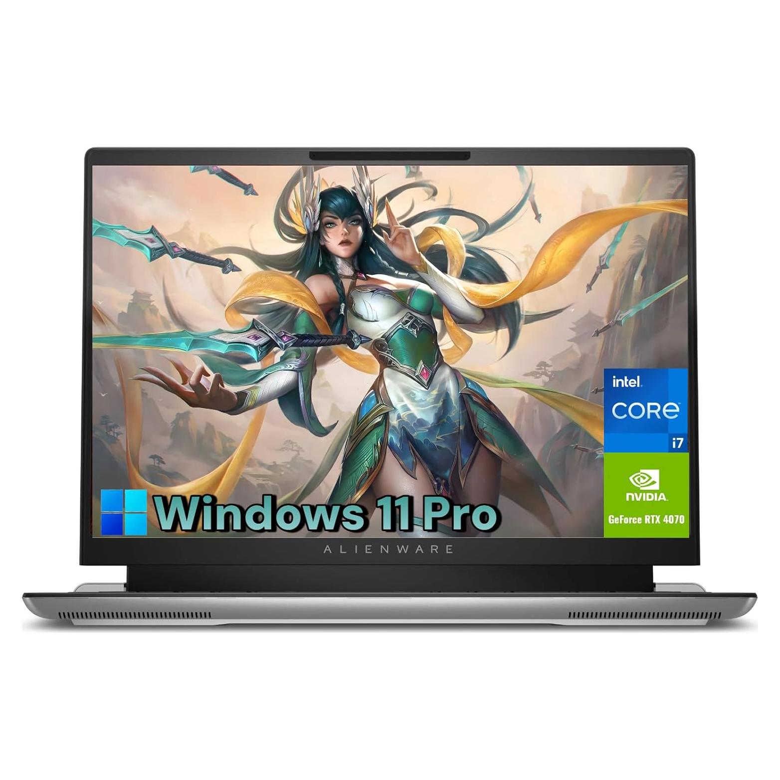 Laptop para juegos Alienware X16, 16" QHD+ 240Hz, i7-13700H, RTX 4070, 16GB RAM, 1TB SSD