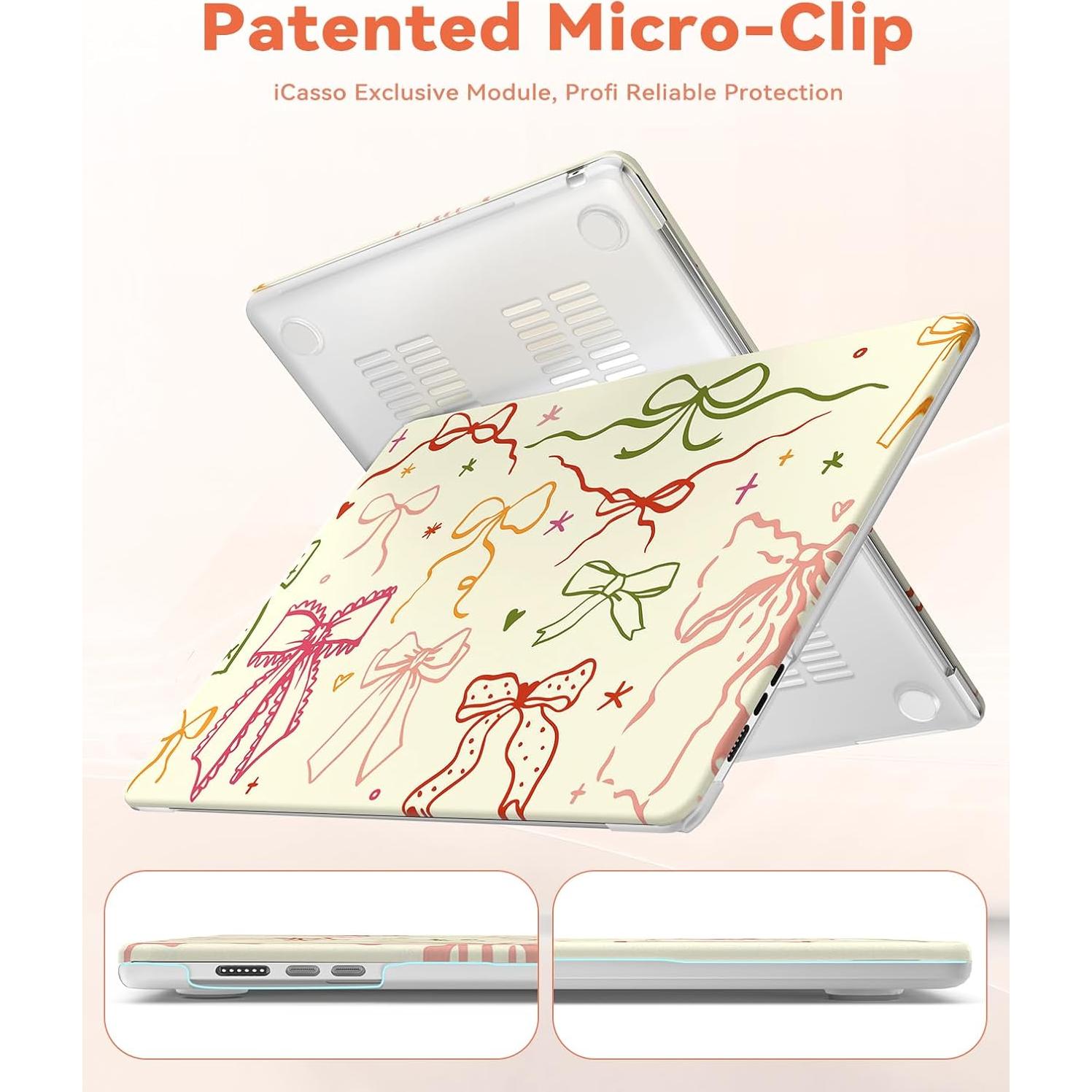 Funda Dura iCasso para MacBook Air 15" 2023-2025 Antirayaduras