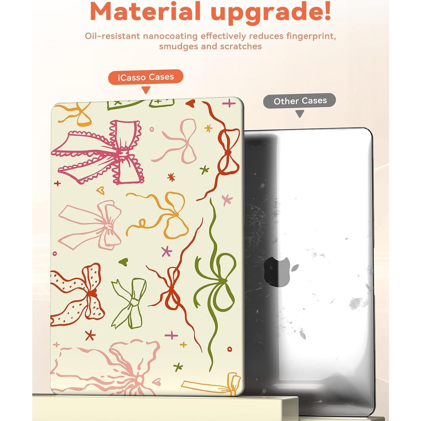 Funda Dura iCasso para MacBook Air 15" 2023-2025 Antirayaduras