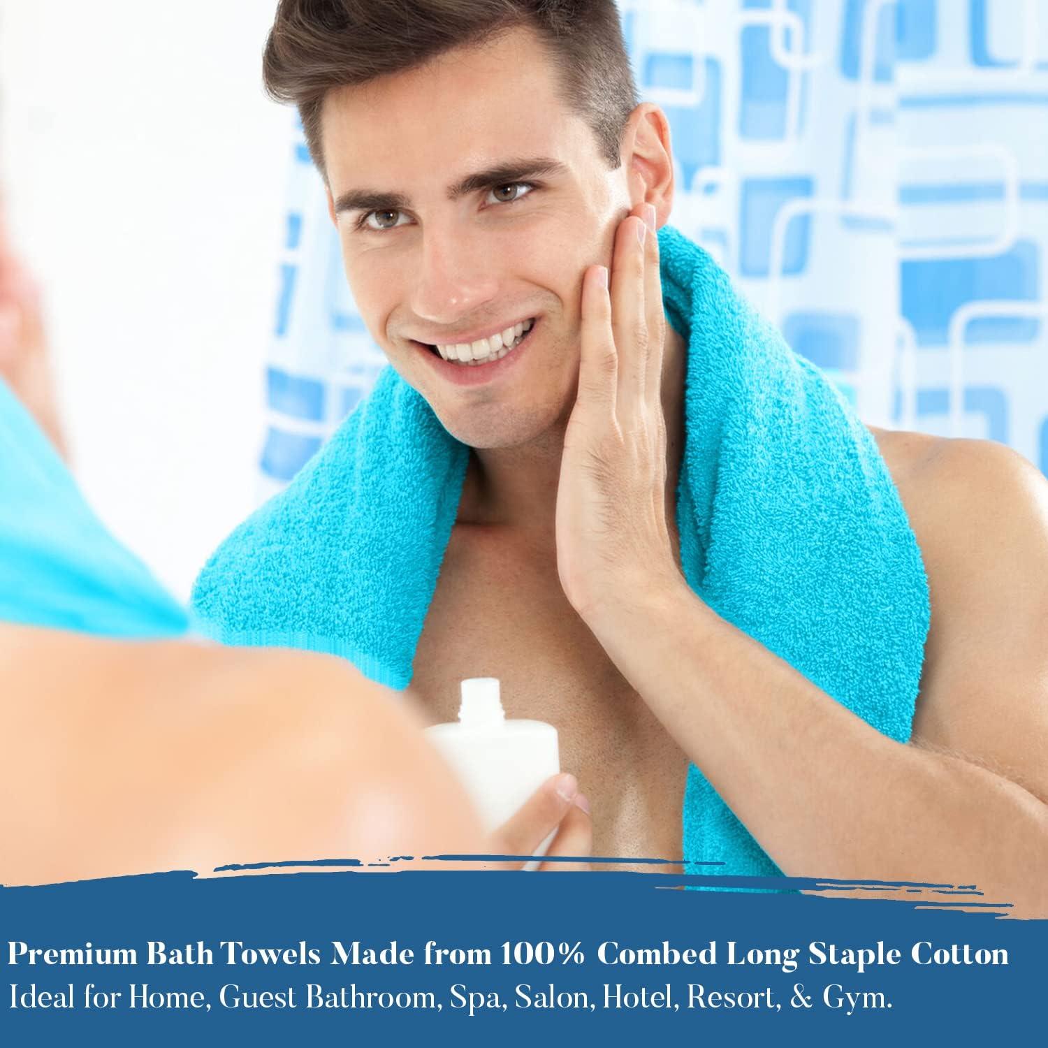 Conjunto de Toallas de Baño DAN RIVER Aqua 4 Piezas 100% Algodón