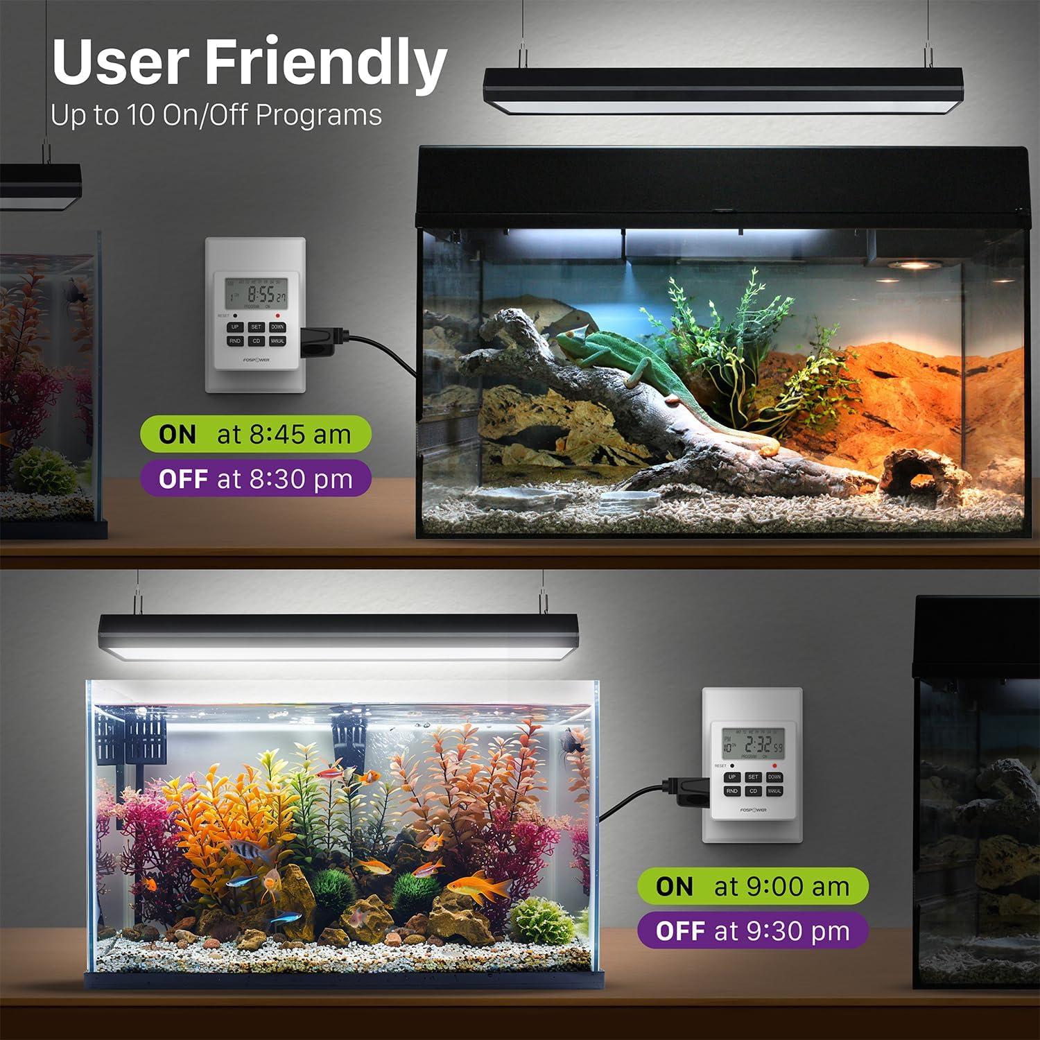 Temporizador Digital FosPower 7 Días Doble 0.15 kg