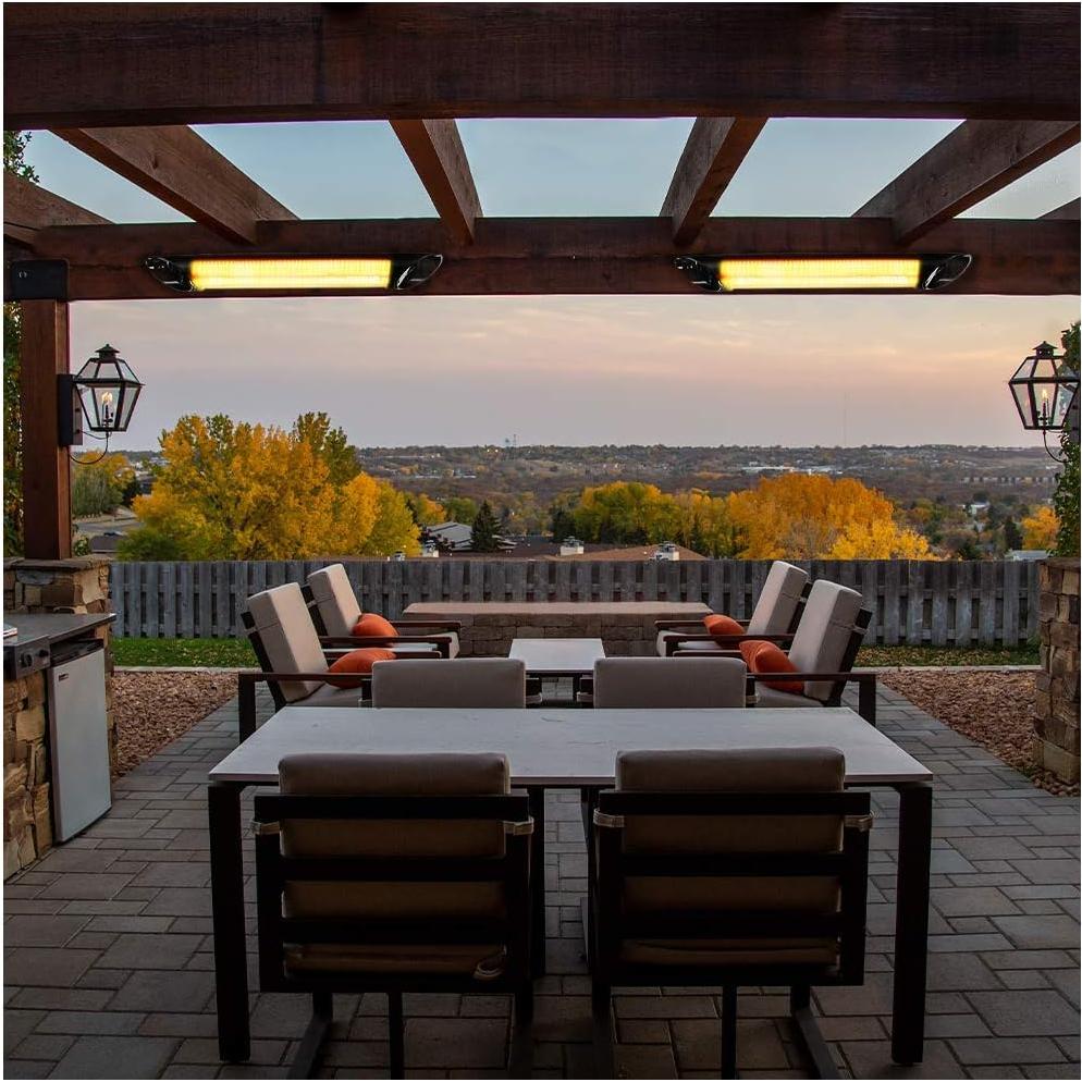 Calentador Infrarrojo Veito 1500W Negro - Eficiente y Silencioso