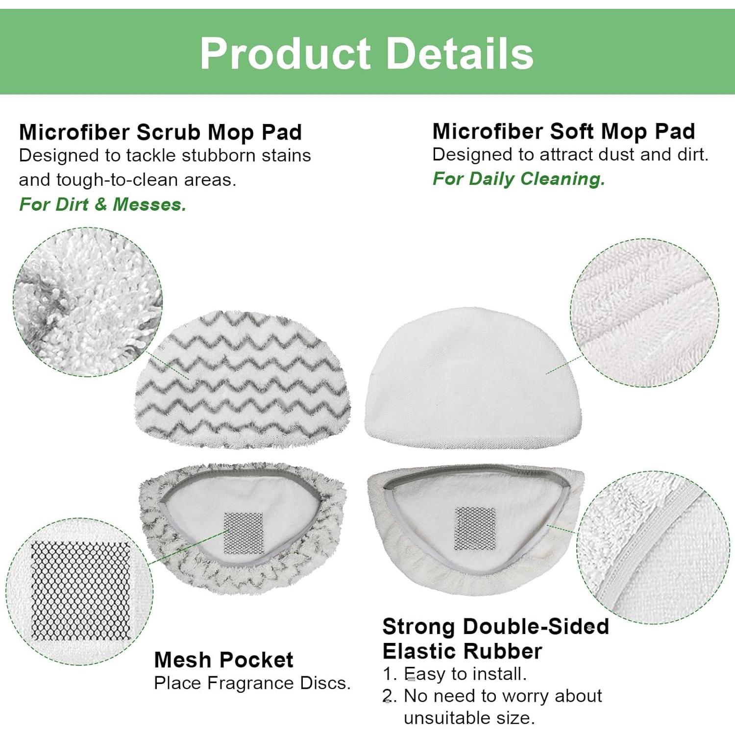 Paquete de 6 almohadillas de repuesto Bissell 1940 1806 2685A