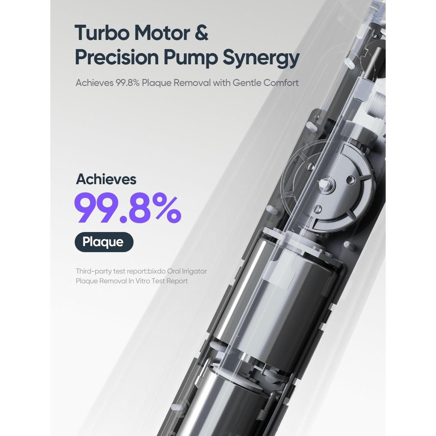 Irrigador Dental Inalámbrico bixdo P50 - 5 Modos, Azul