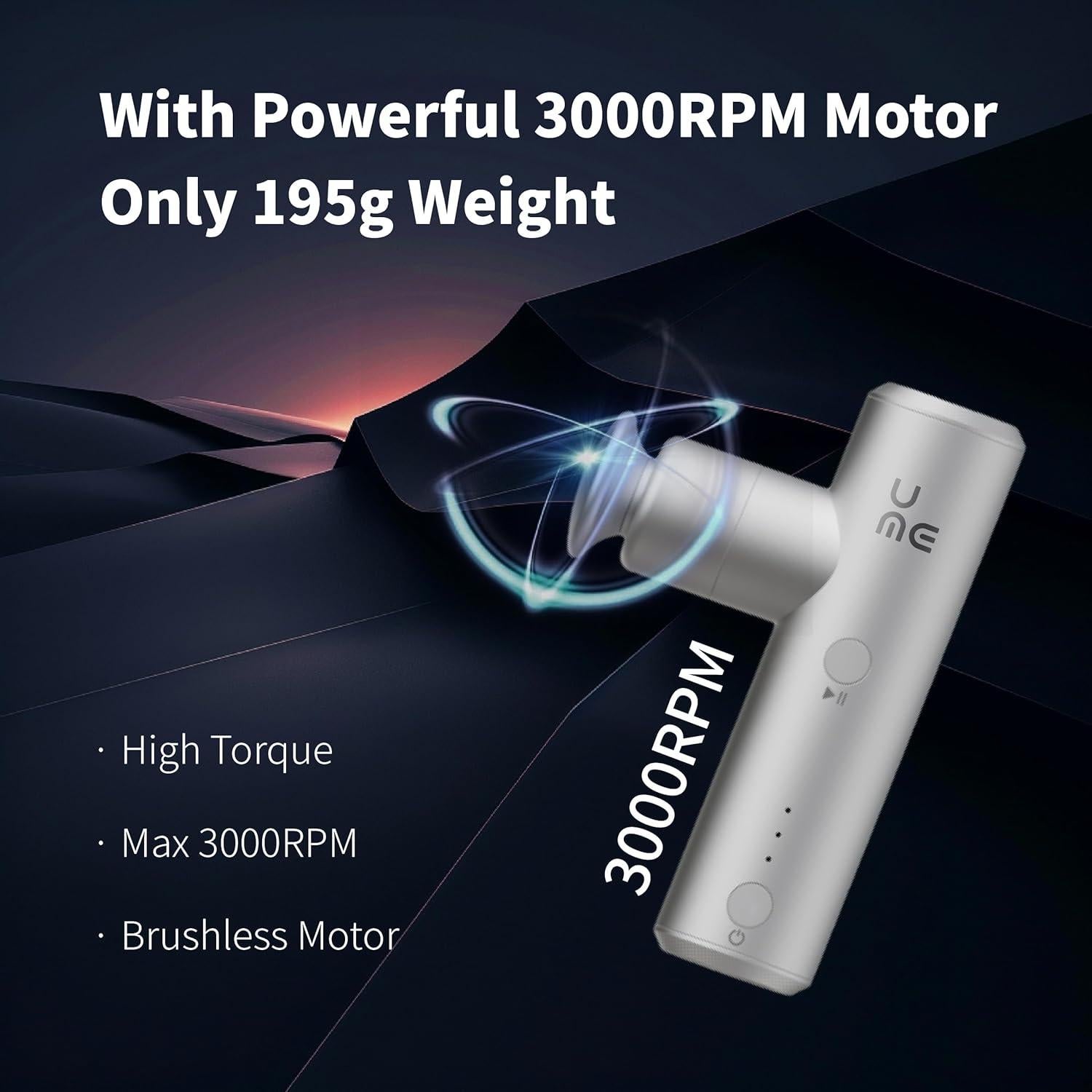 Pistola de Masaje S1 Mini Lindea Portátil 0.195 kg 4 Niveles