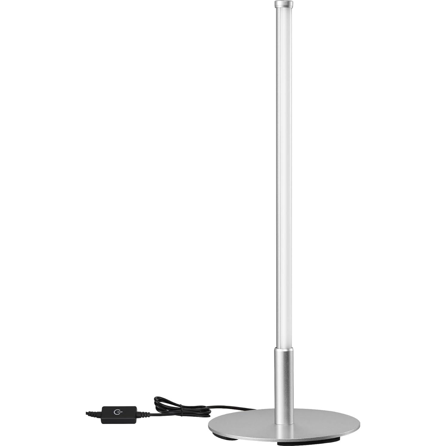 Lámpara de Mesa LED EDISHINE Plata 6W Regulable 3 Temperaturas
