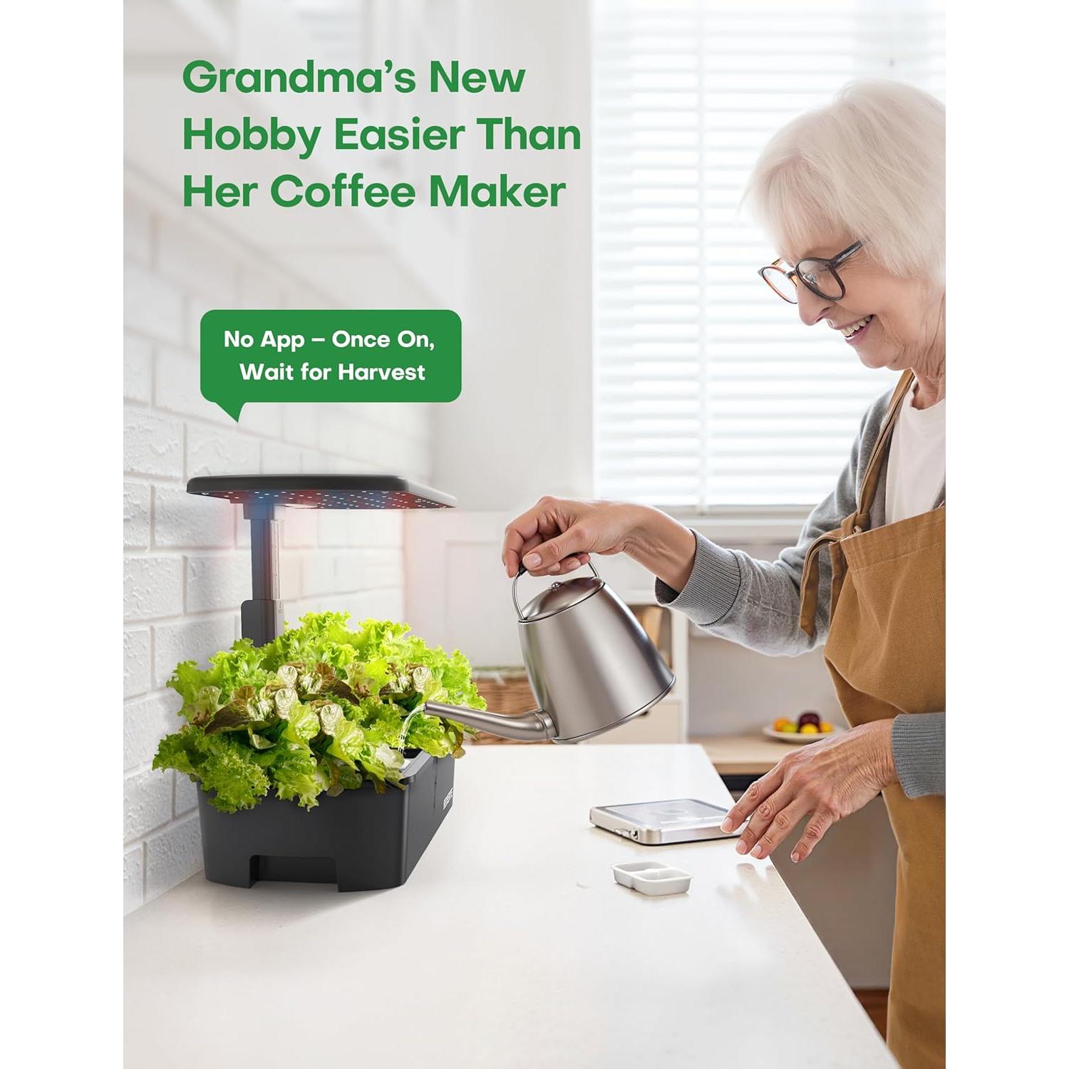 Kit Hidropónico BESSERITE 12 Cápsulas Jardín Interior