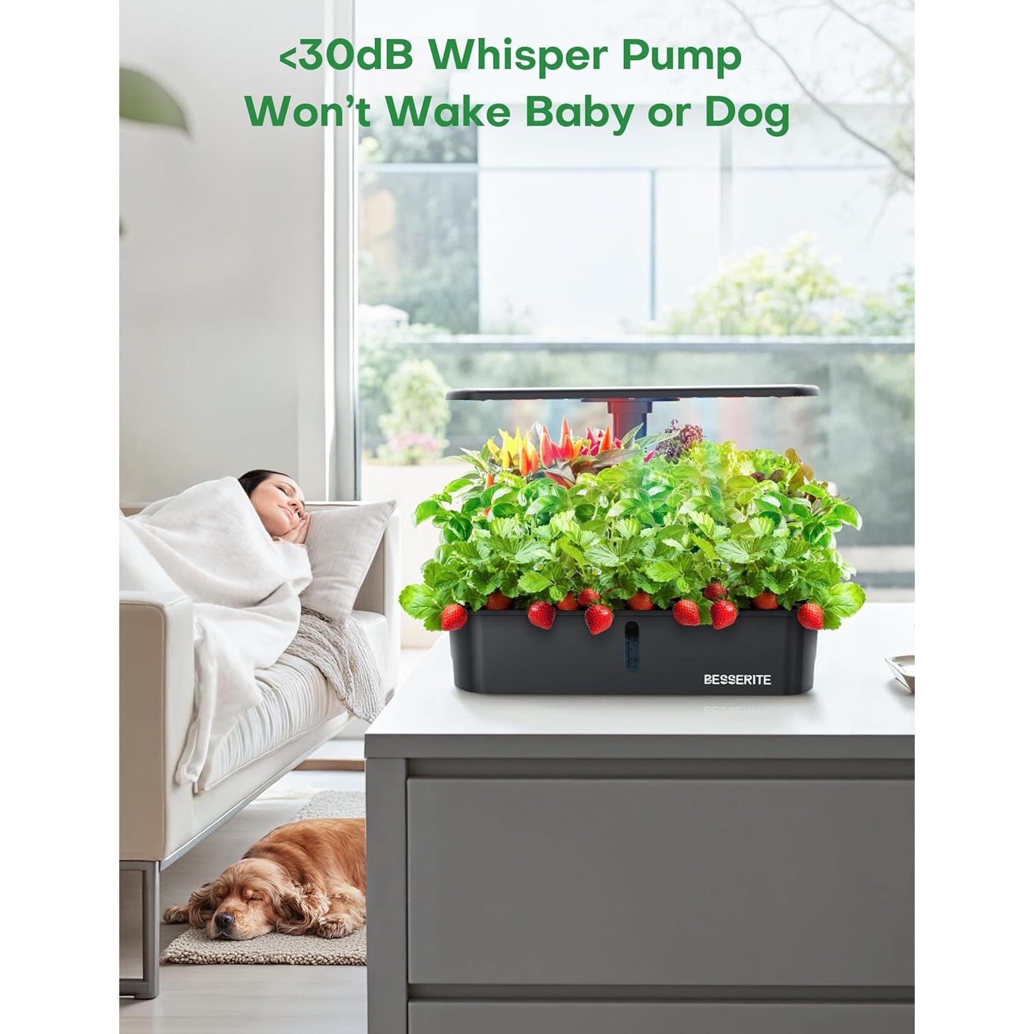 Kit Hidropónico BESSERITE 12 Cápsulas Jardín Interior