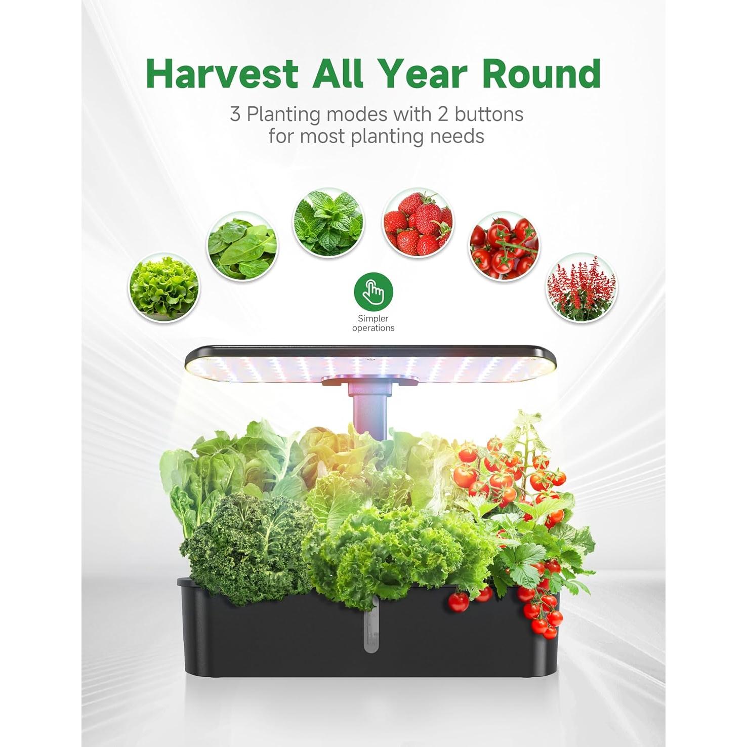 Kit Hidropónico BESSERITE 12 Cápsulas Jardín Interior