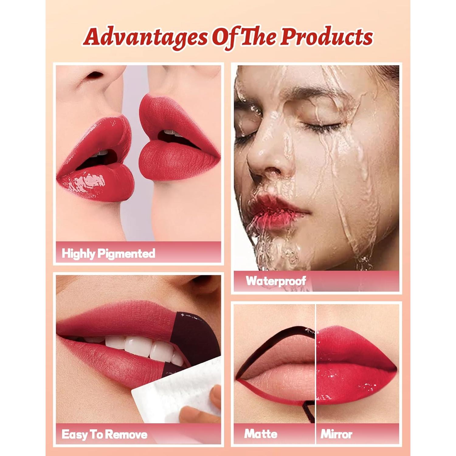 Set de Tinte Labial Peel Off 2 en 1 Rosa Crush - Larga Duración