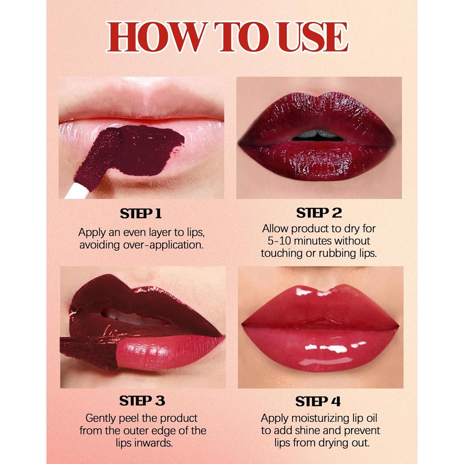 Set de Tinte Labial Peel Off 2 en 1 Rosa Crush - Larga Duración