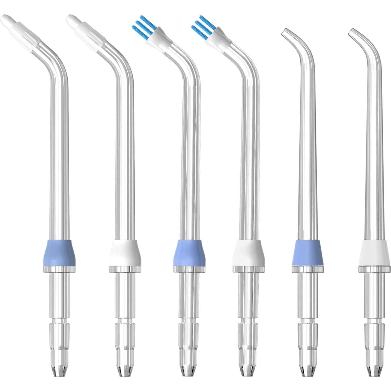 Cabezas de Reemplazo Waterpik - 6 Puntas Clásicas y Ortodónticas