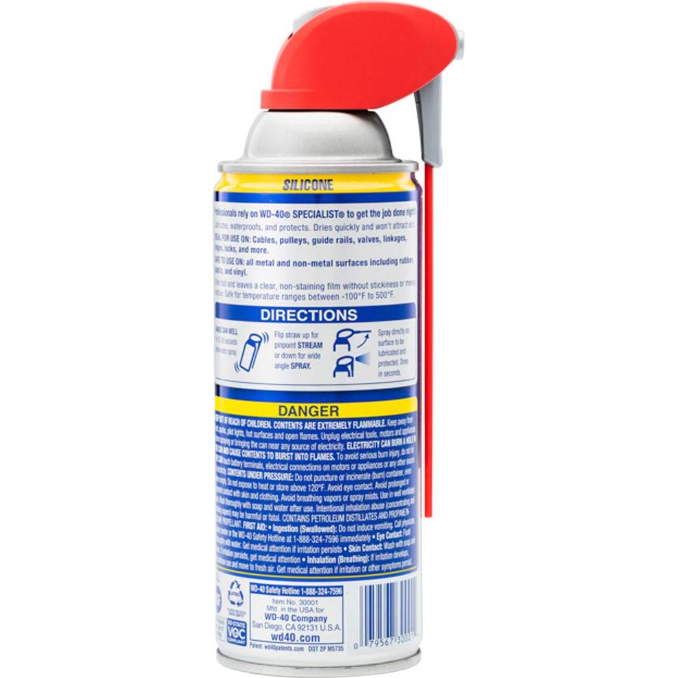 Lubricante de Silicona y Limpiador de Contacto WD-40 311 g