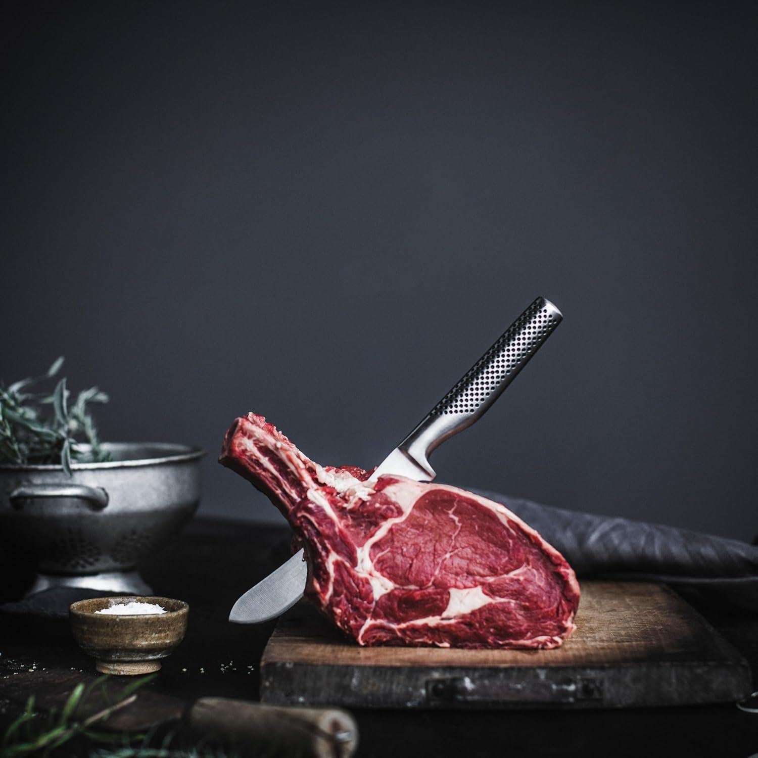 Cuchillo de Carnicero Global GF-27 - Acero Inoxidable 17.78 cm