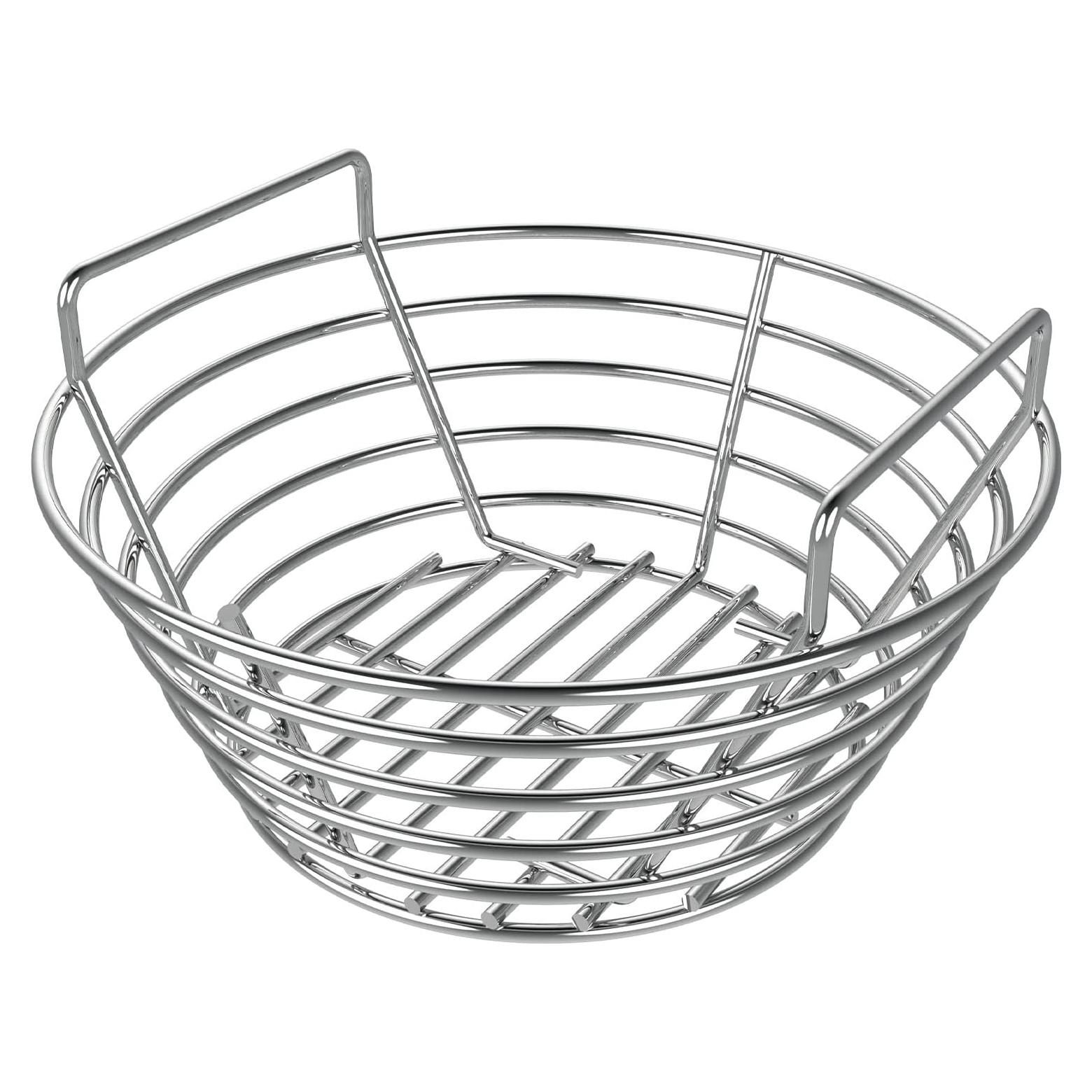 Cesta de cenizas de acero inoxidable DELSbbq para parrilla Big Green Egg