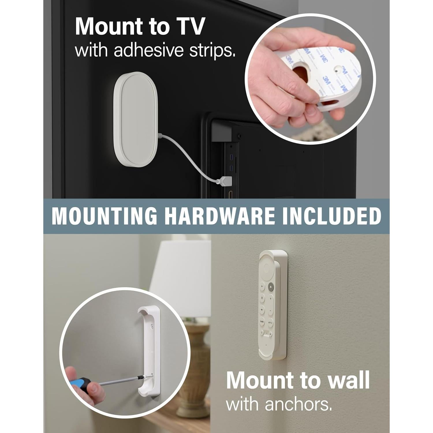 Kit de Montaje Sanus para Google TV Streamer 4K y Control Remoto