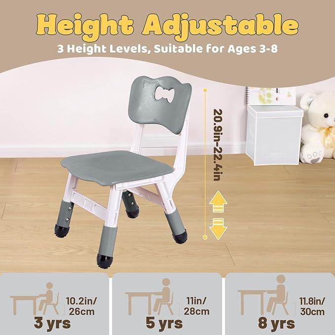Silla Ajustable para Niños FUNLIO Gris 3 Niveles 100kg