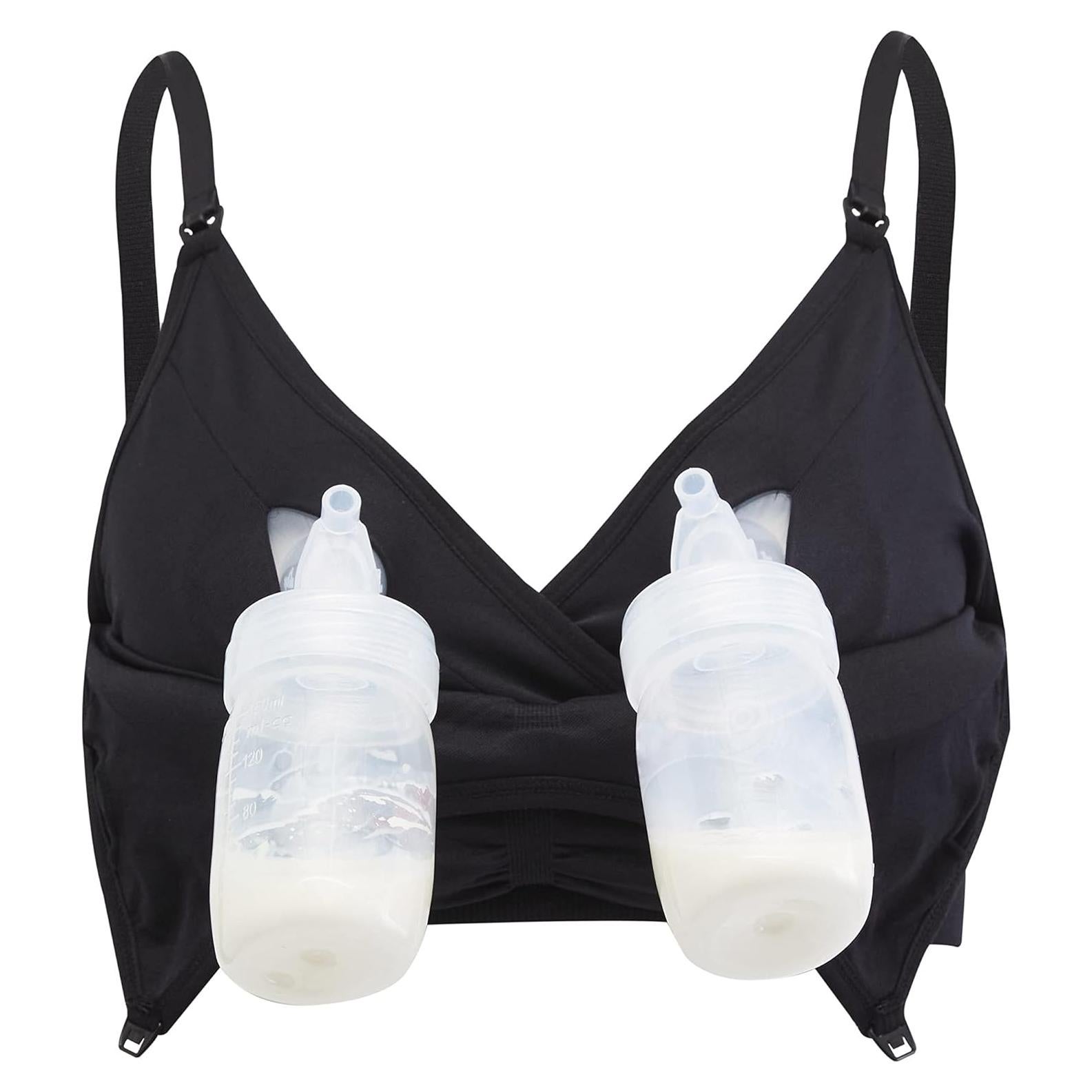 Sostén de Lactancia Sin Costuras Motherhood Maternity Negro