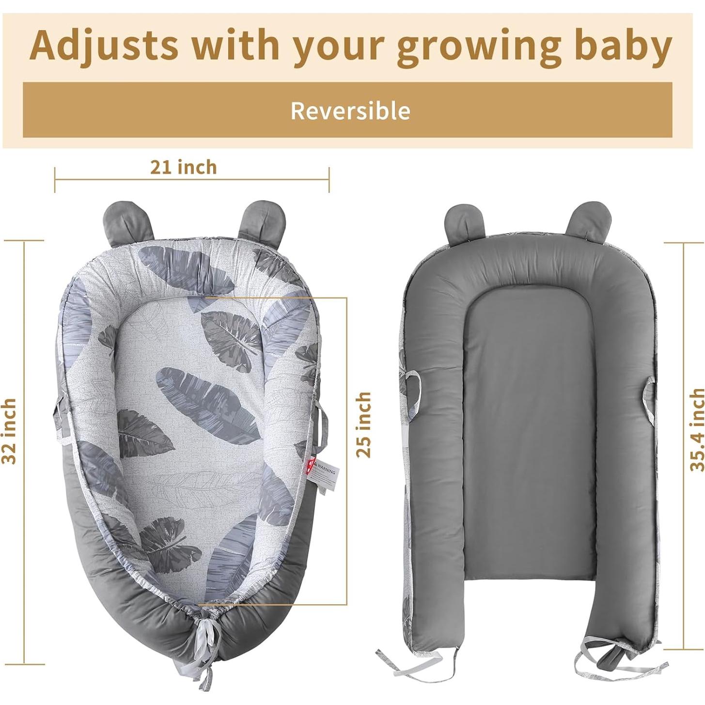 Cuna Nido para Bebés MAMAJOVE 0-24 Meses Algodón Suave