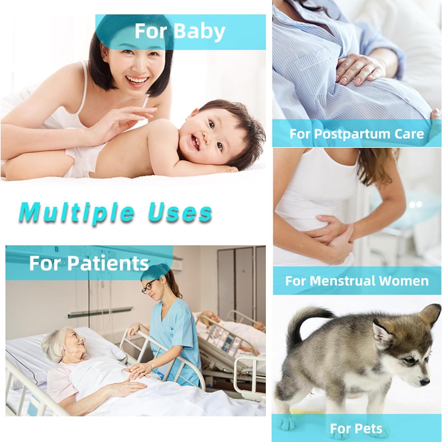 Almohadillas Desechables para Cambiar Bebés Nihao Honey 100 Unidades 33x46 cm Rosa