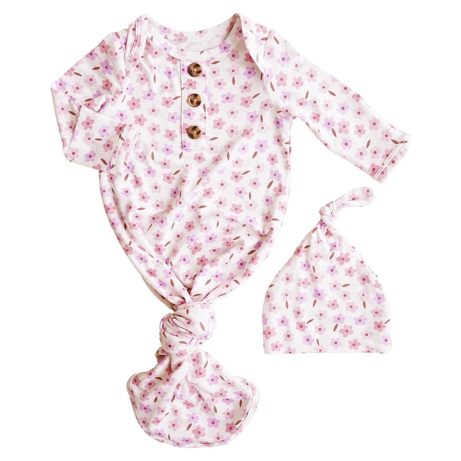 Saco de dormir anudado Caden Lane para recién nacidos 95% Viscosa