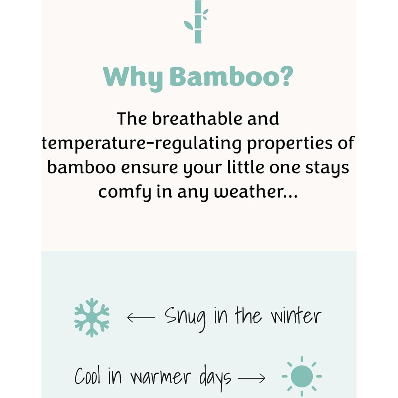 Saco de dormir anudado Caden Lane para recién nacidos 95% Viscosa