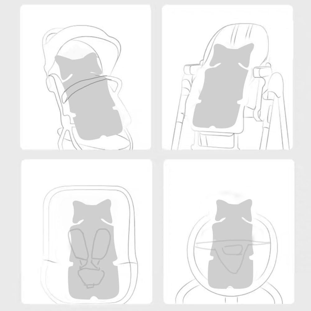 Almohadilla de Asiento Universal para Carrito de Bebé Marrón