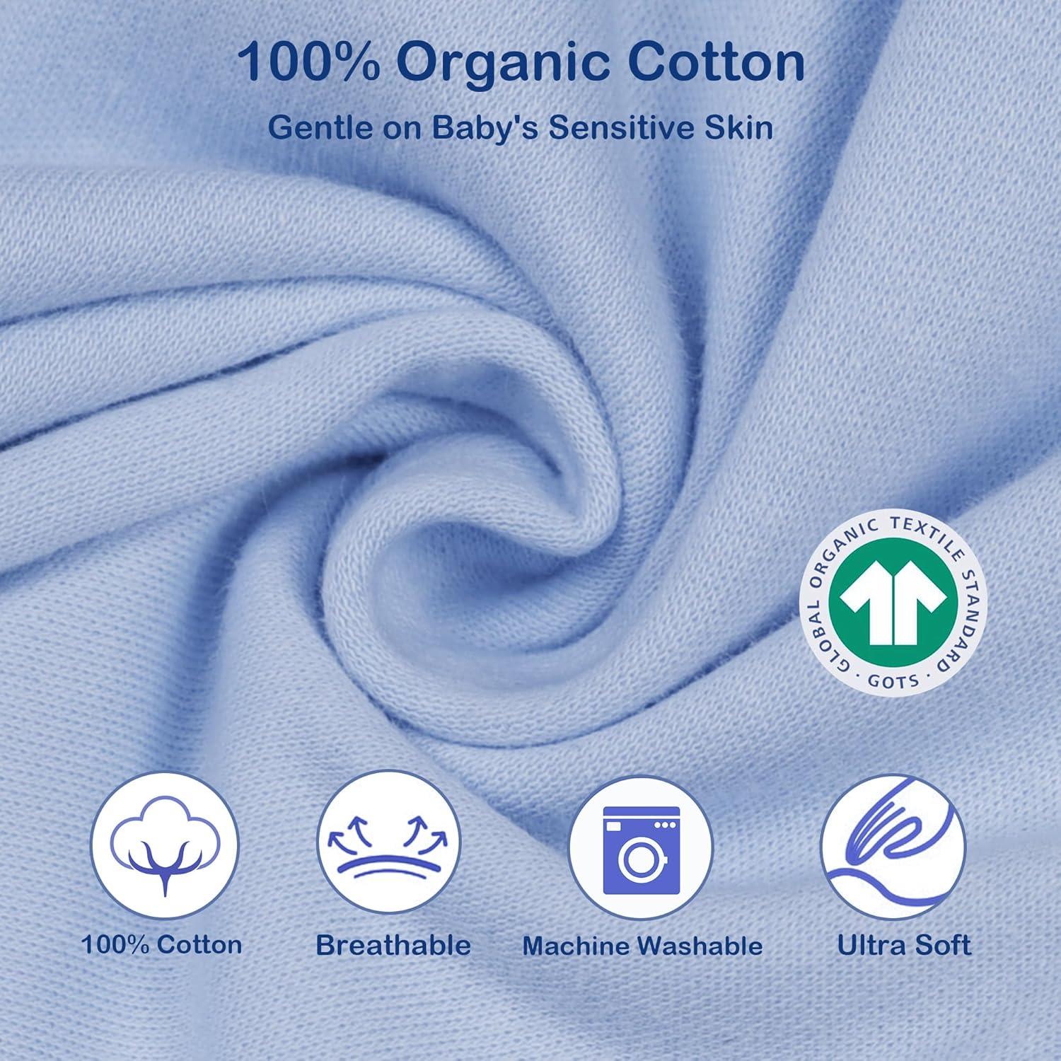 Saco de Sueño Swaddle QIAN QUE 3-6 Meses Algodón Orgánico