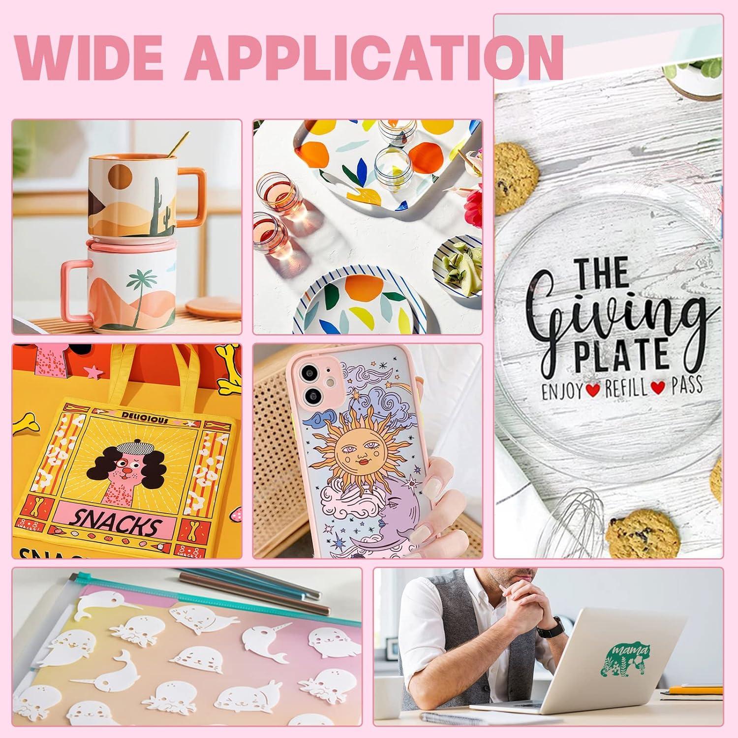 Cinta de Transferencia HTVRONT 15.24 cm x 15.24 m Azul Claro