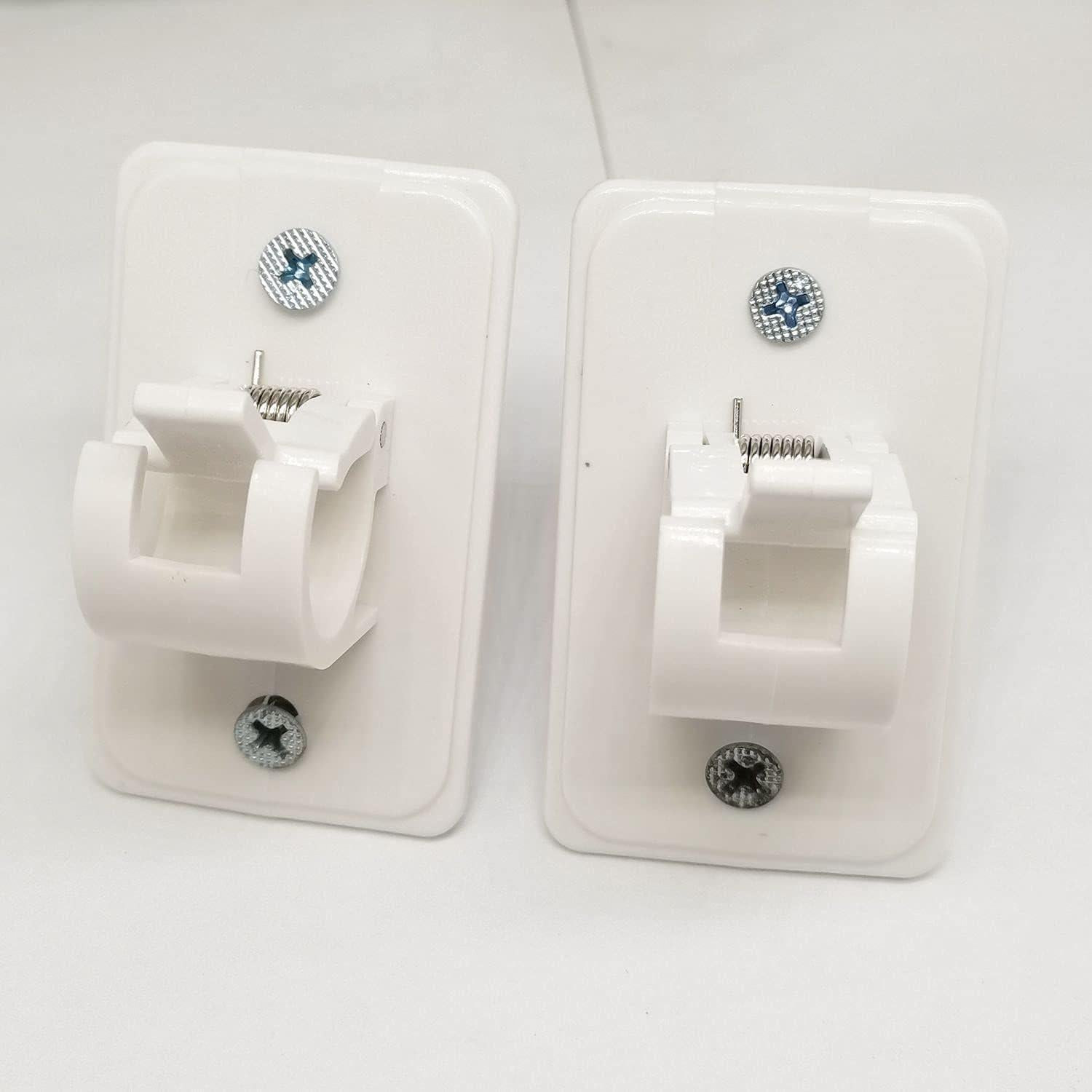 Soporte Universal para Cortinas HONEYSEW - 2 Piezas Plástico