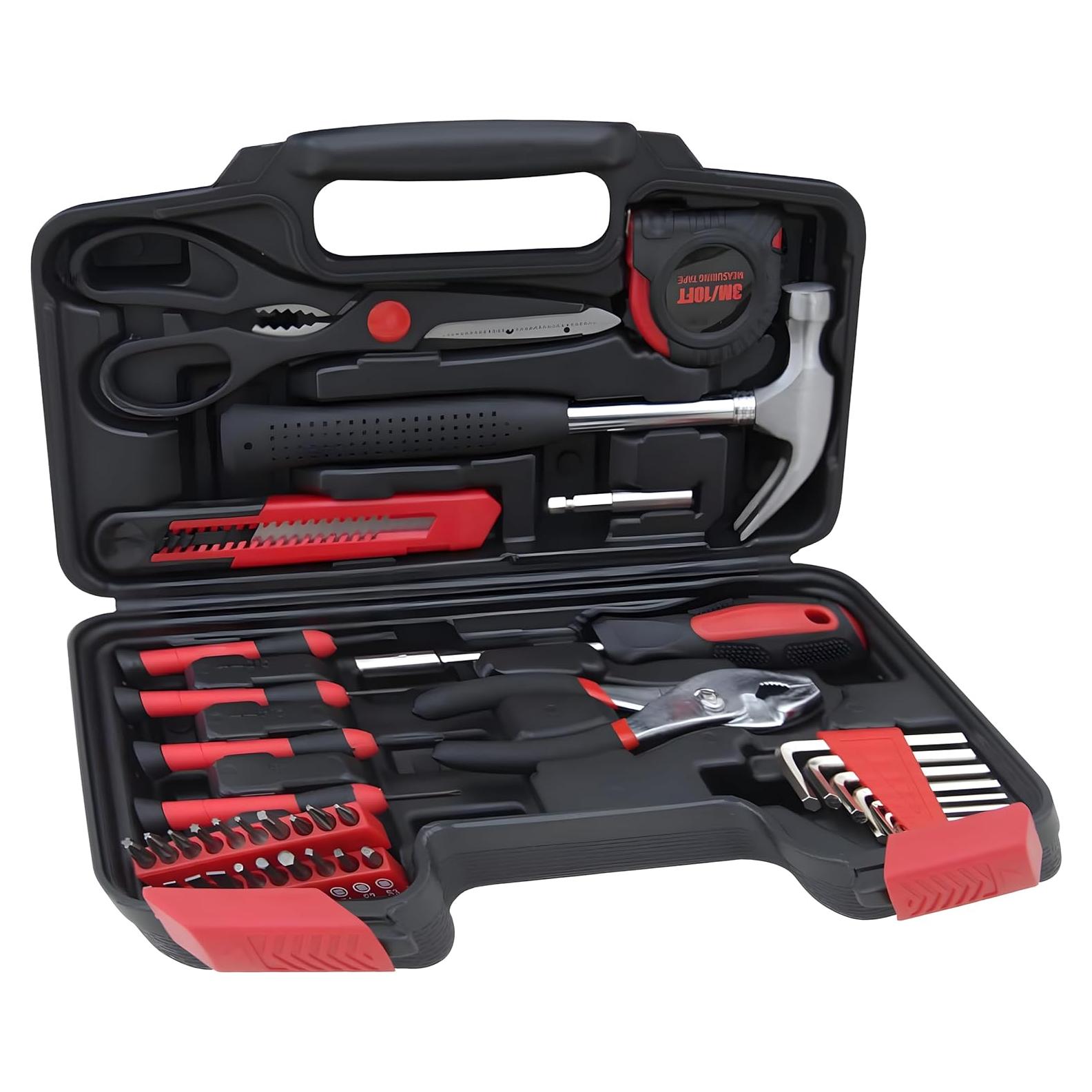 Kit de Herramientas HANTINSTINA 39 Piezas para Hogar y DIY