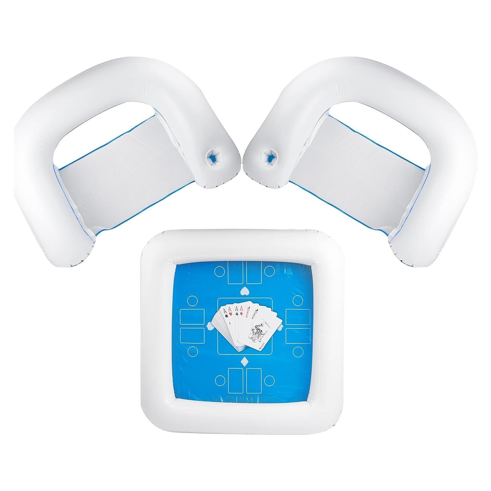 Conjunto Inflable de Juego Zento para Piscina con Mesa y Sillas