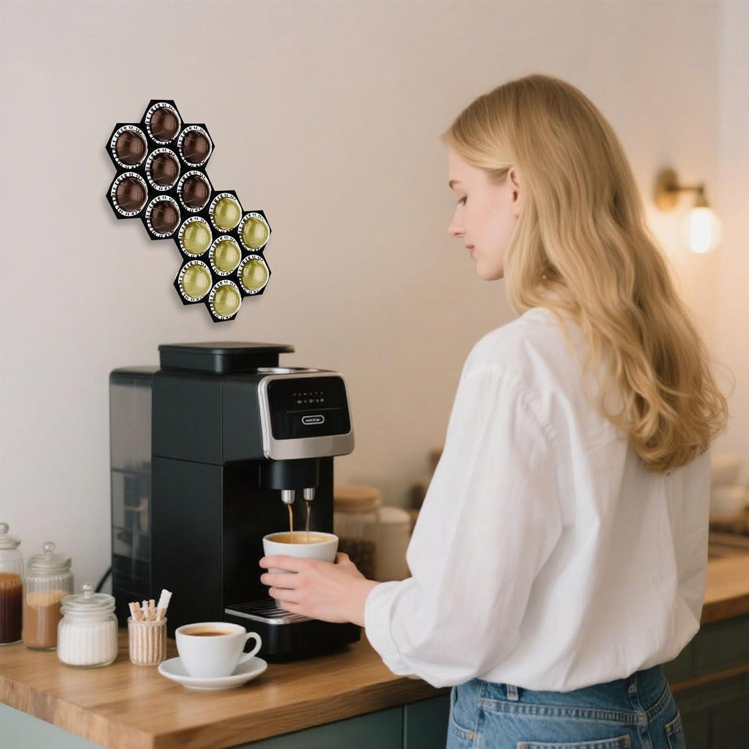 Soporte para cápsulas de café Nespresso Vertuo XSHINOVA - Pack de 2