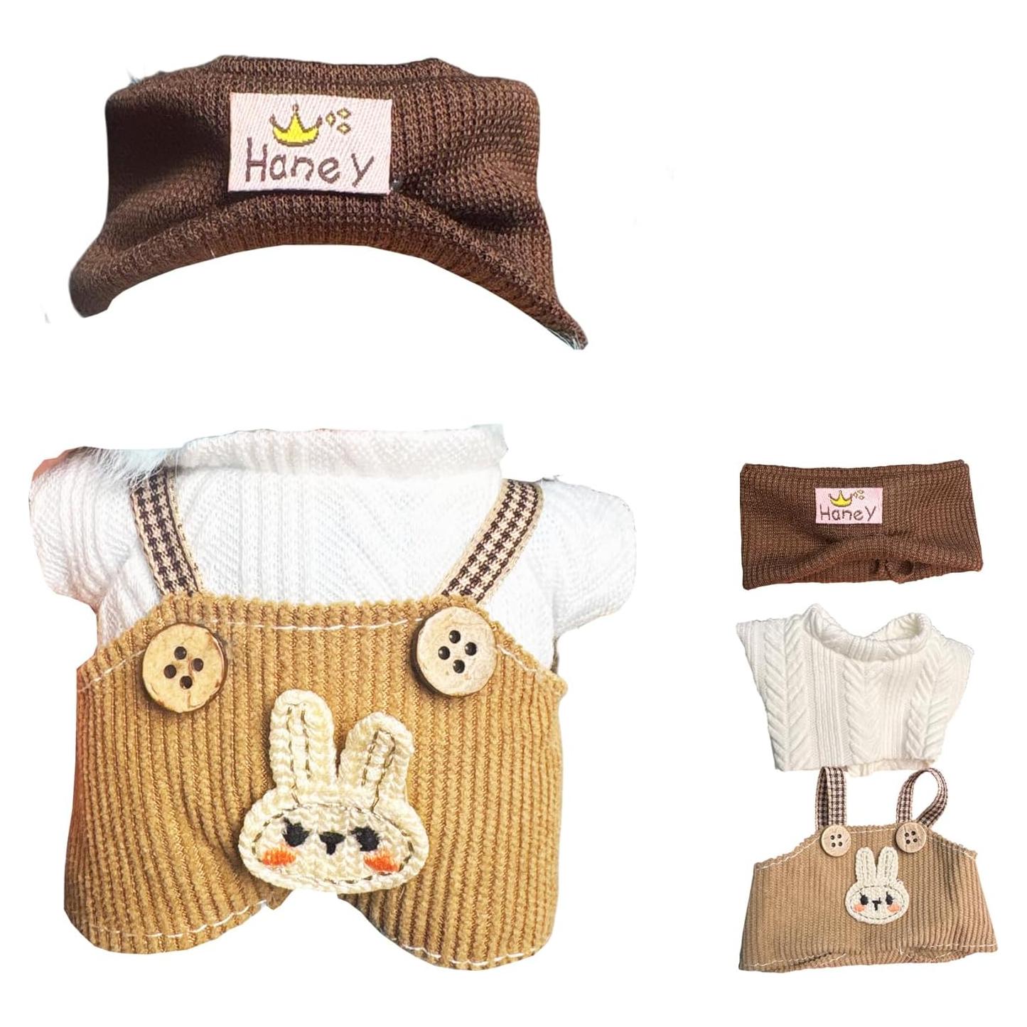 Conjunto de Ropa para Muñeca 15cm/17cm CNPOLOOK Marrón
