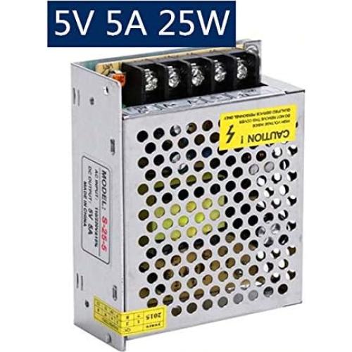 Fuente de Alimentación PHEVOS 5V 5A 25W para Raspberry Pi y LED