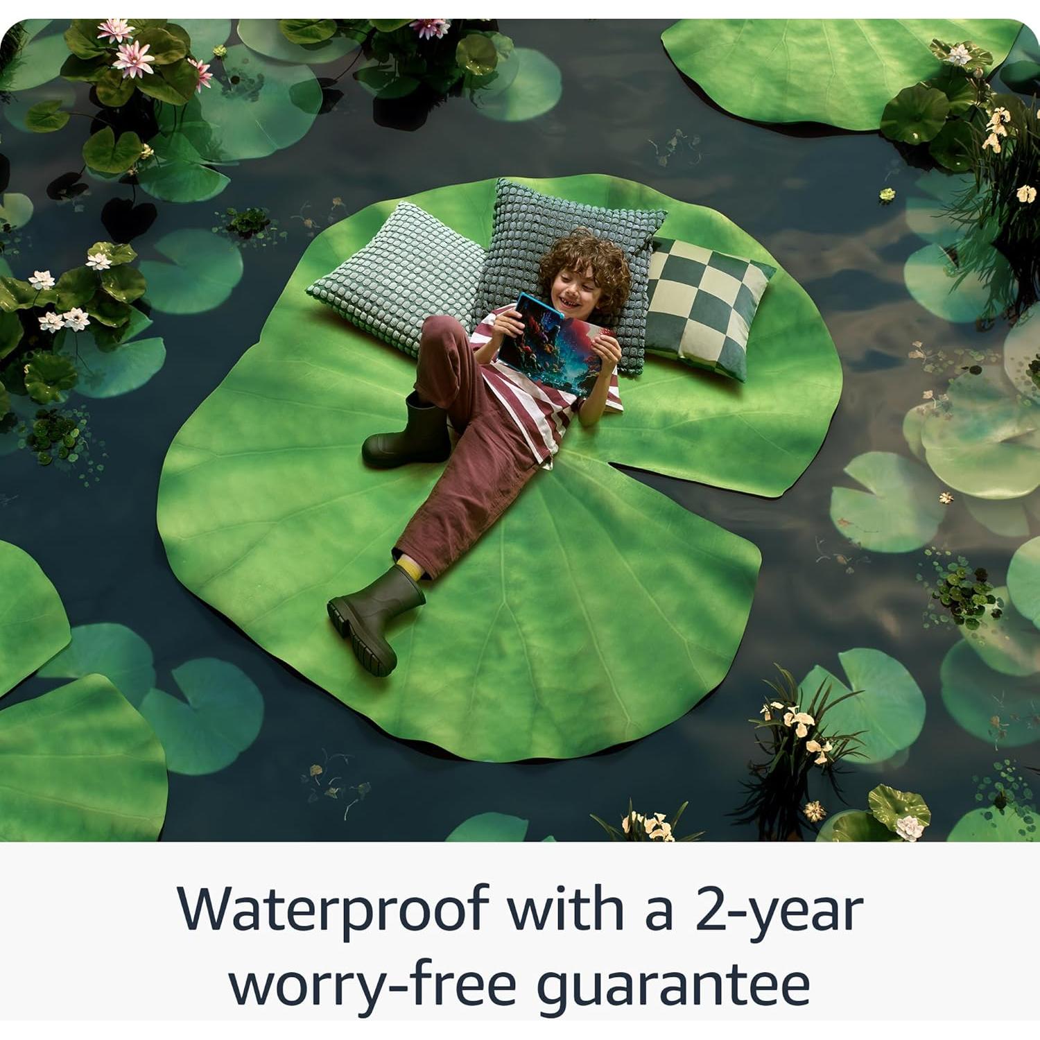 Amazon Kindle Colorsoft Kids 16GB (newest model) – First Kindle for kids in color, with cover - Fantasy River