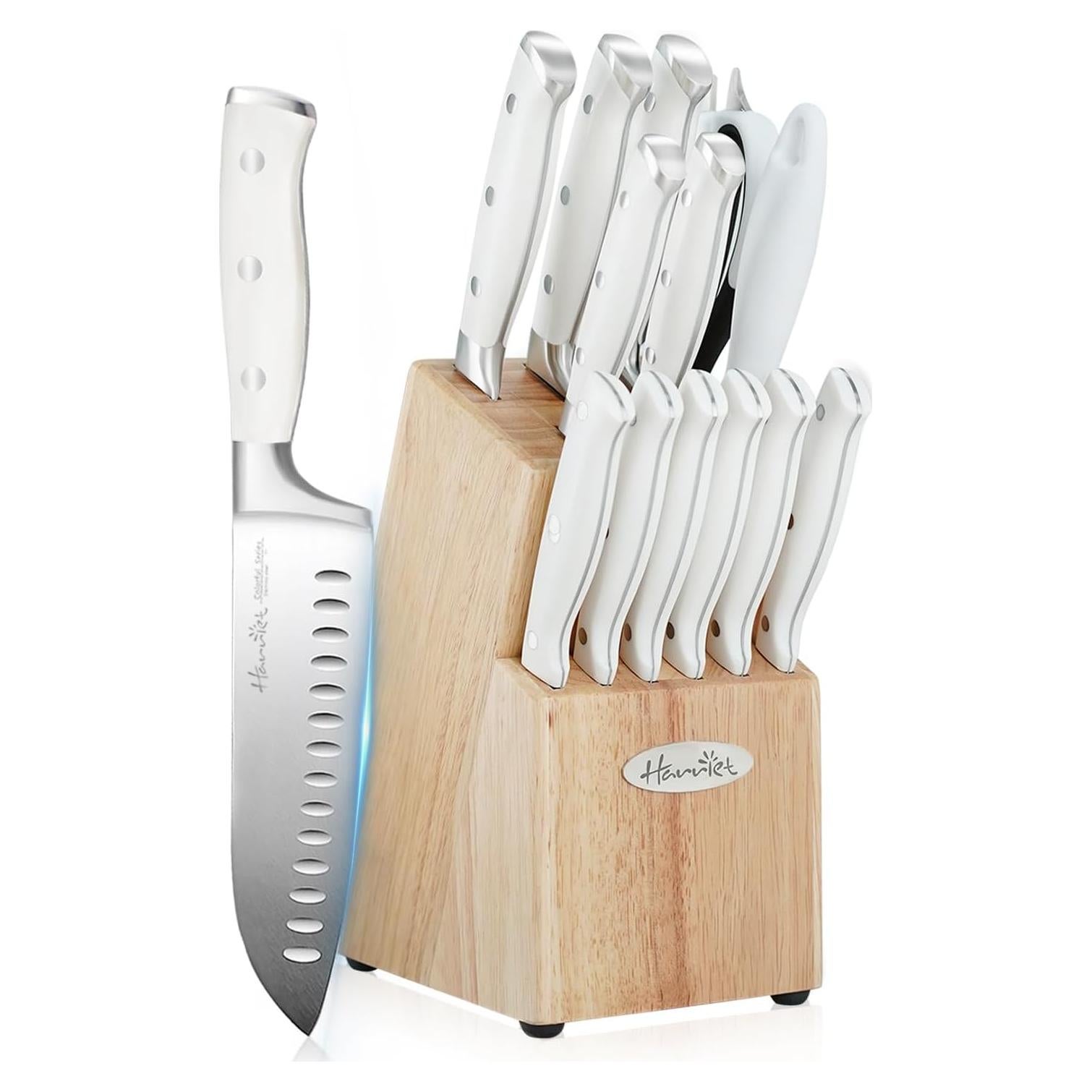 Juego de Cuchillos Harriet 14 Piezas Acero Inoxidable con Bloque