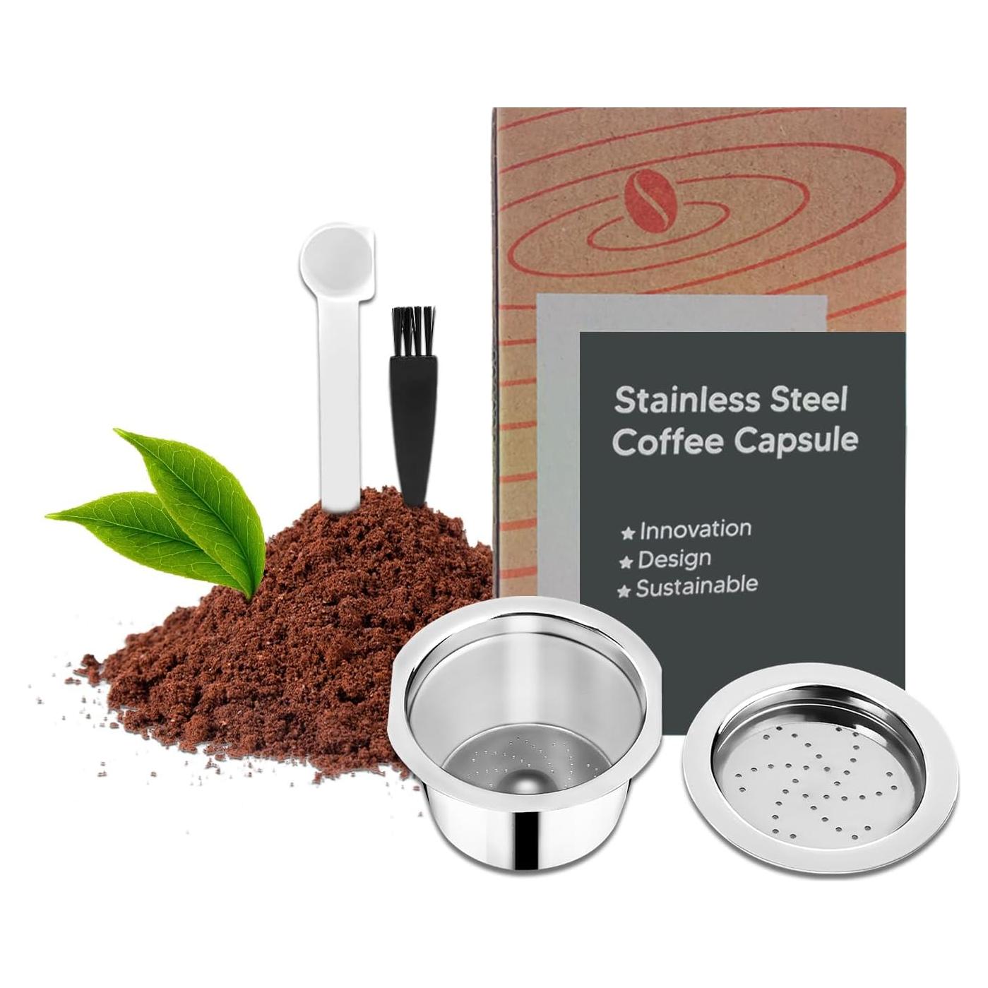 Cápsulas de café reutilizables FOVNOT para K Fee - Acero inoxidable