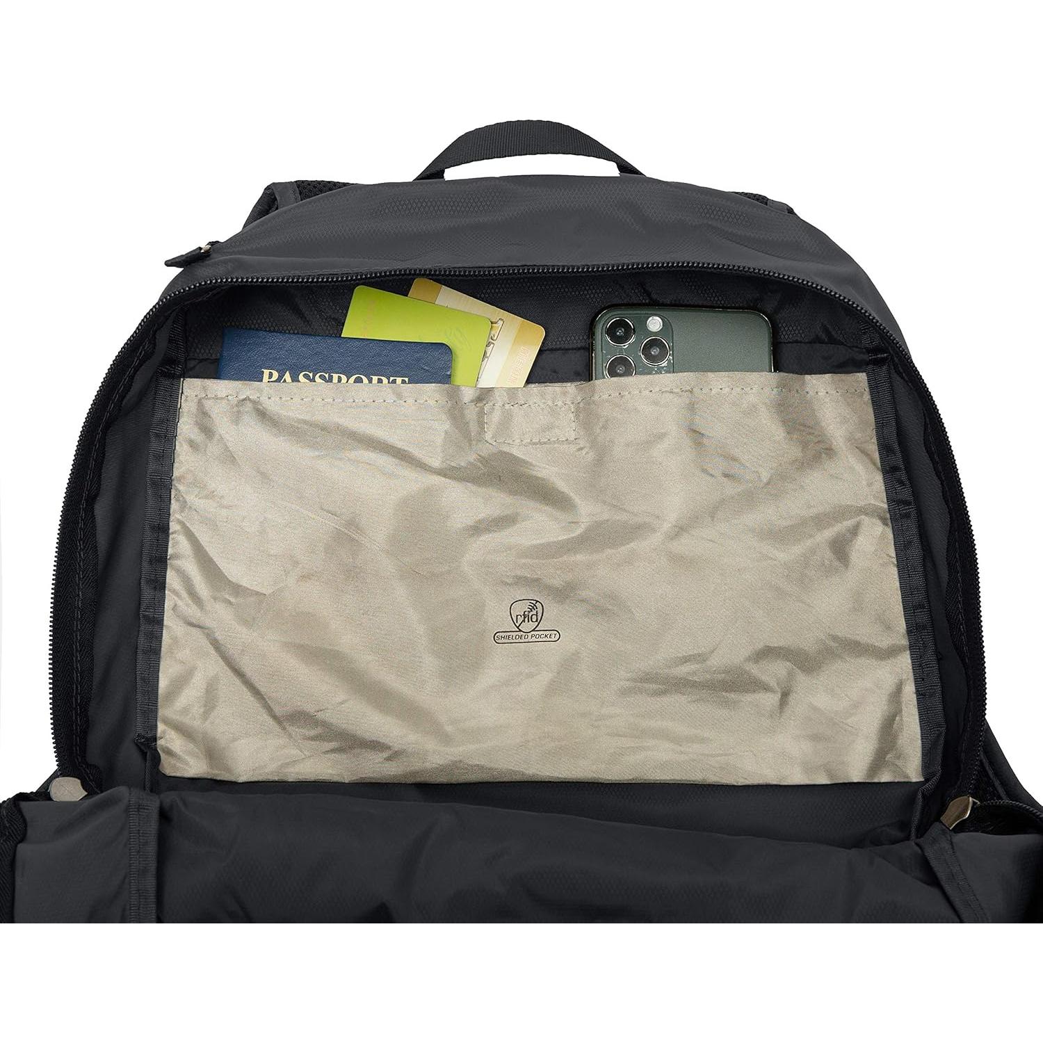 Mochila Plegable Antirrobo Travelon 18.5L Negra